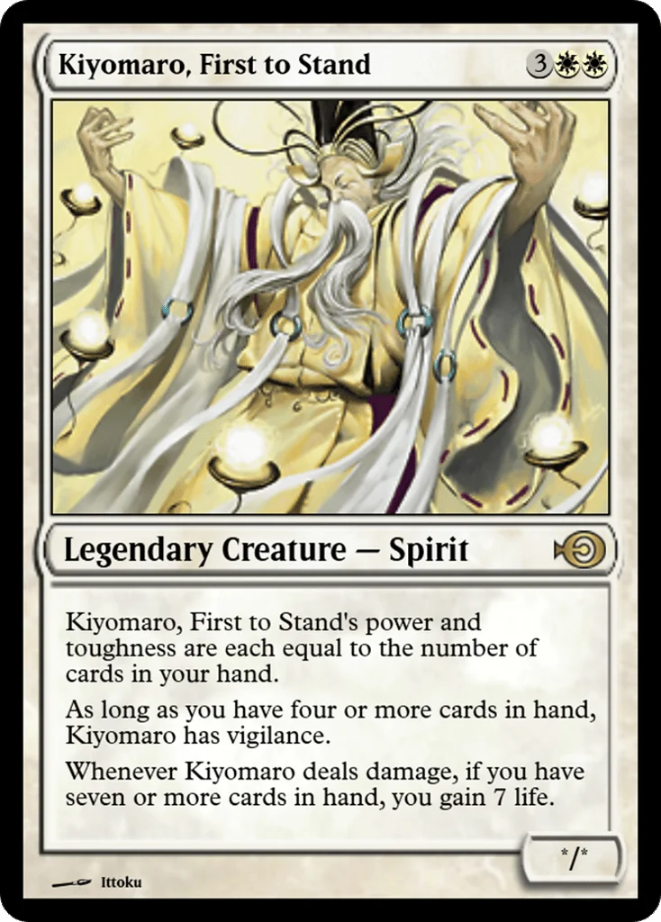 Kiyomaro, First to Stand · Magic Online Promos