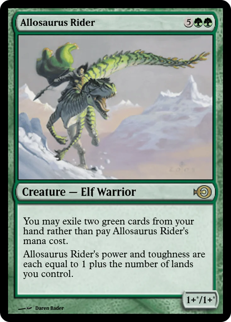 Allosaurus Rider · Magic Online Promos