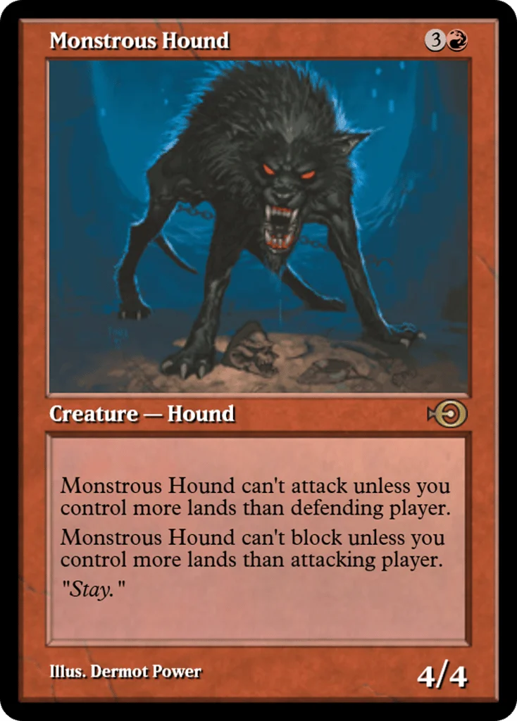 Monstrous Hound · Magic Online Promos