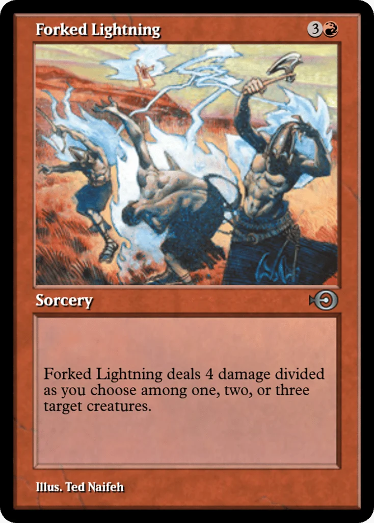 Forked Lightning · Magic Online Promos