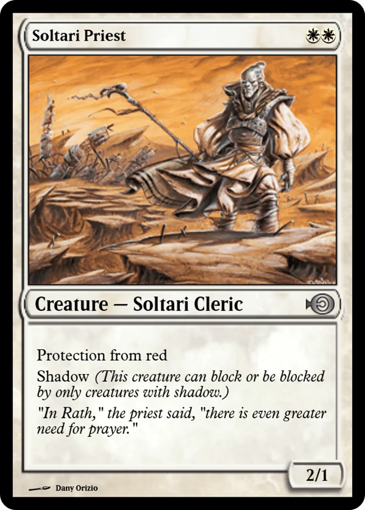 Soltari Priest · Magic Online Promos
