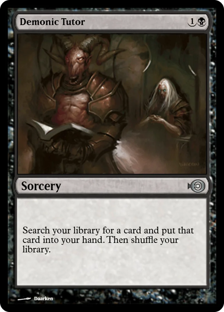 Demonic Tutor · Magic Online Promos