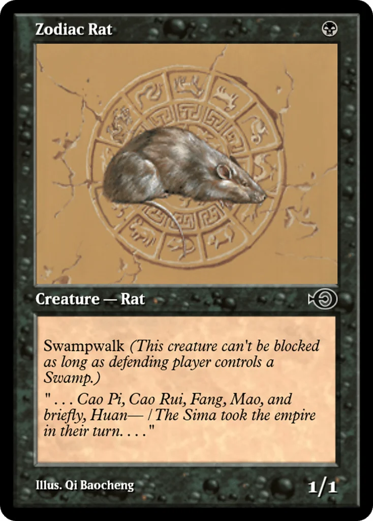 Zodiac Rat · Magic Online Promos