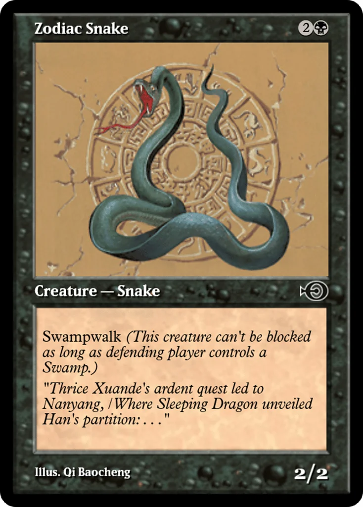 Zodiac Snake · Magic Online Promos
