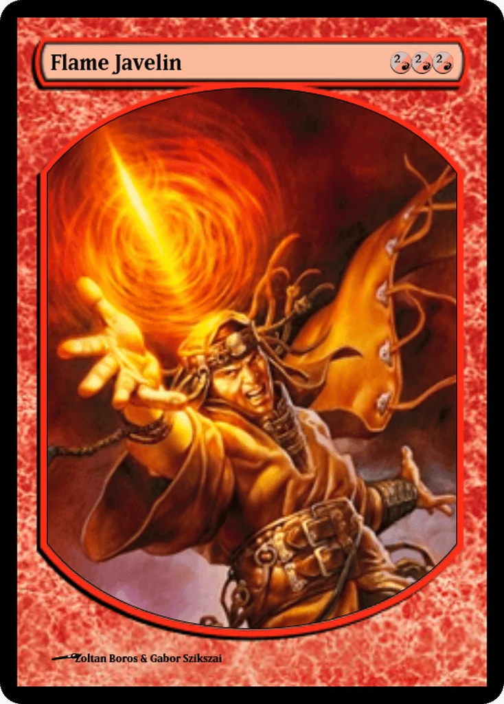 Flame Javelin · Magic Online Promos