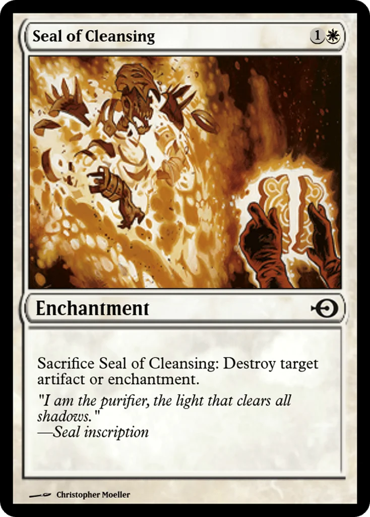 Seal of Cleansing · Magic Online Promos