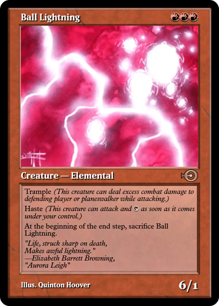 Ball Lightning · Magic Online Promos