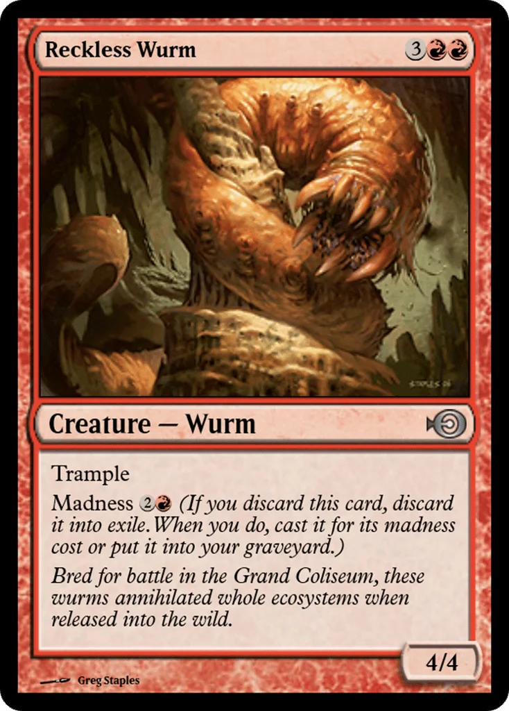 Reckless Wurm · Magic Online Promos
