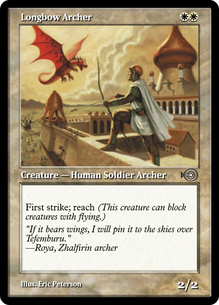 Longbow Archer · Magic Online Promos