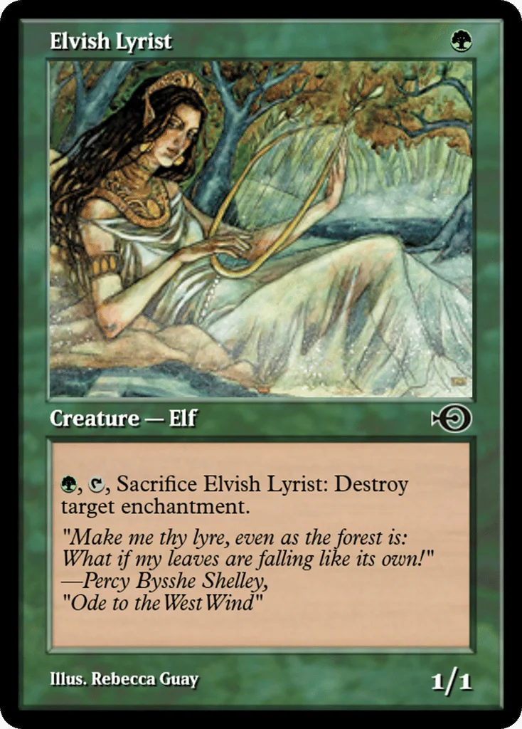 Elvish Lyrist · Magic Online Promos