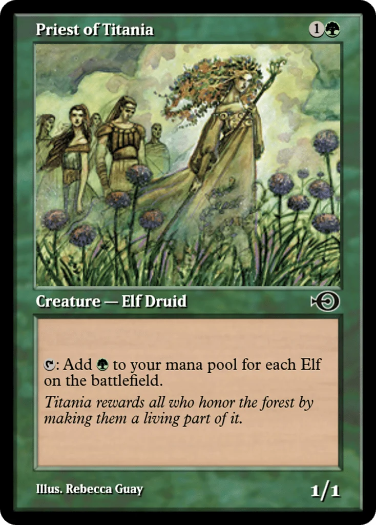 Priest of Titania · Magic Online Promos