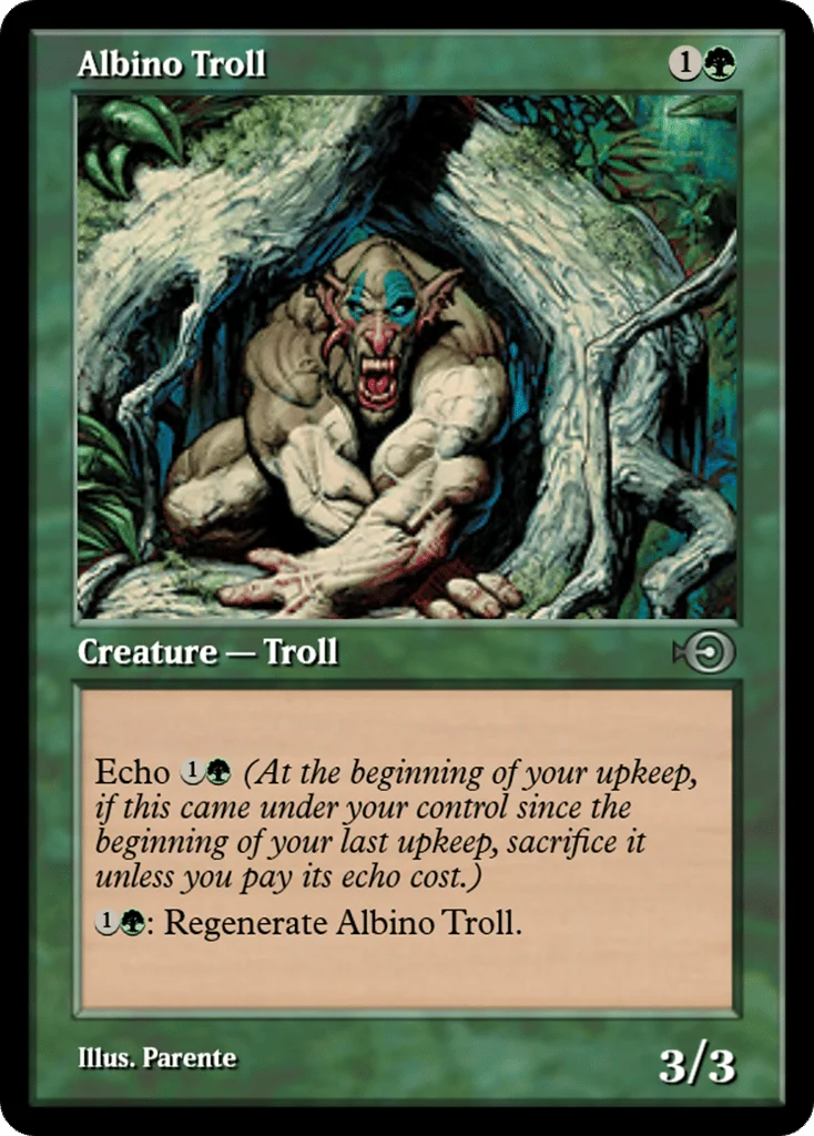Albino Troll · Magic Online Promos