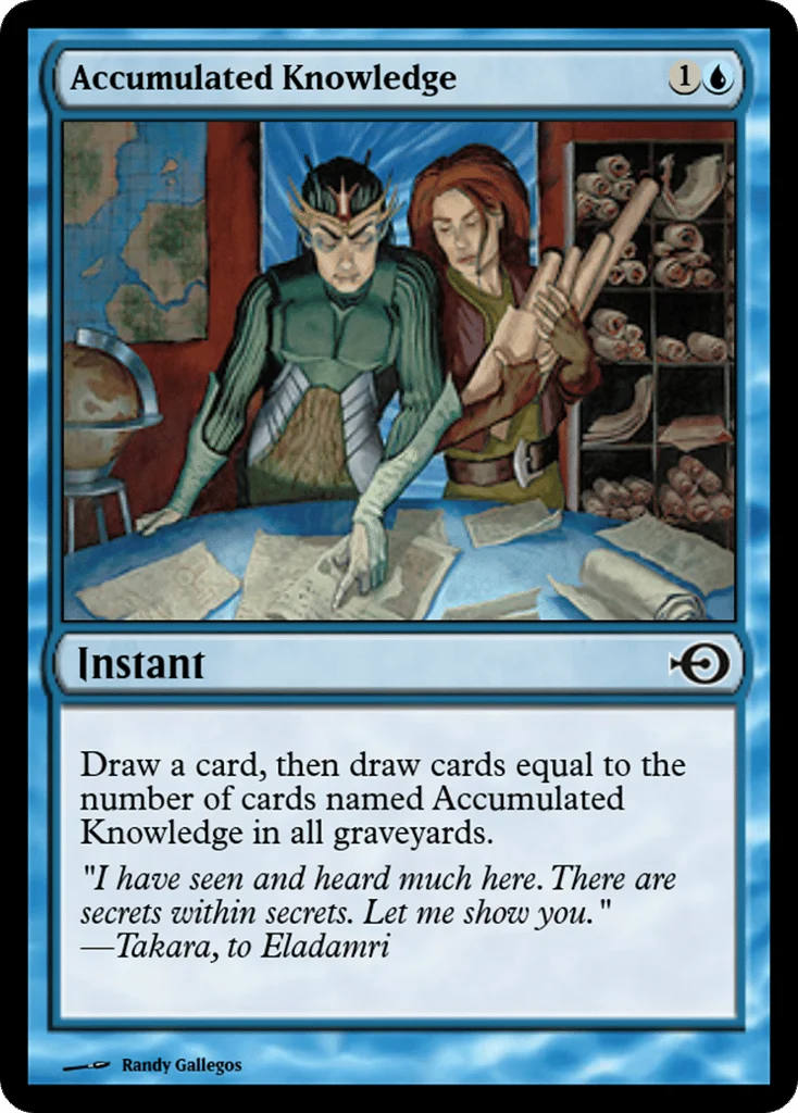 Accumulated Knowledge · Magic Online Promos