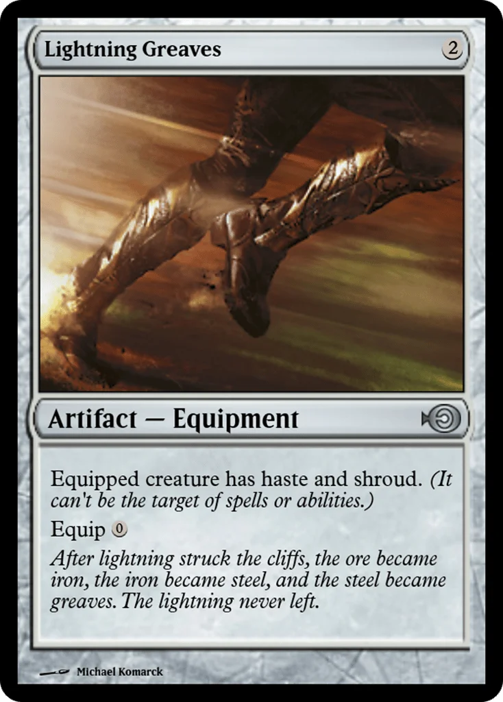 Lightning Greaves · Magic Online Promos