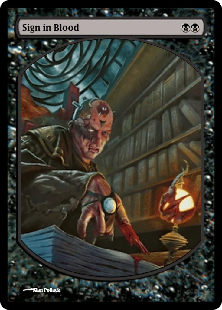 Sign in Blood · Magic Online Promos