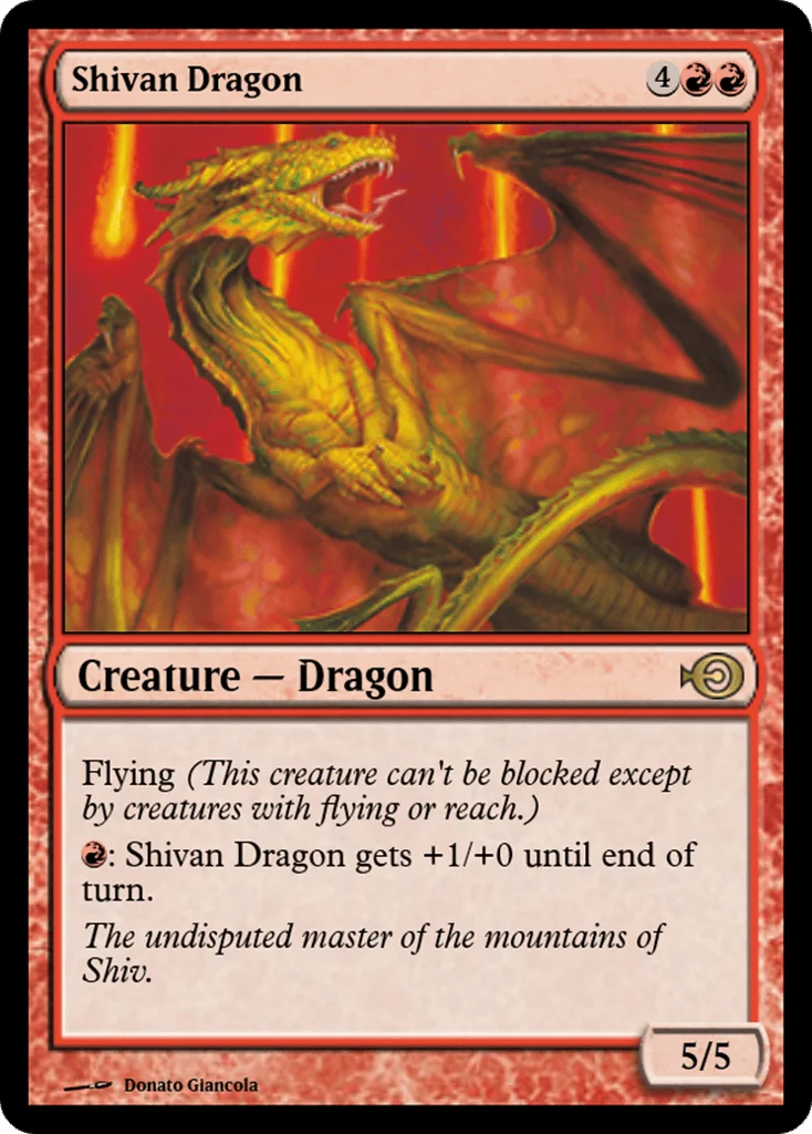 Shivan Dragon · Magic Online Promos