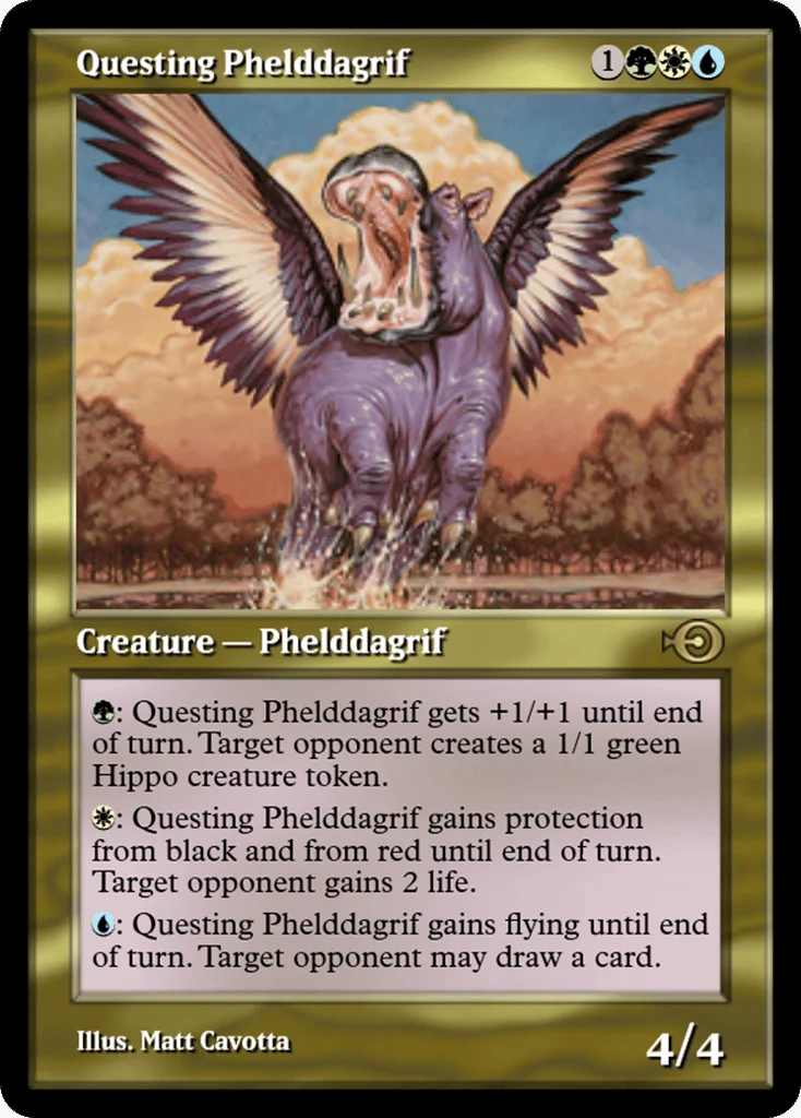 Questing Phelddagrif · Magic Online Promos