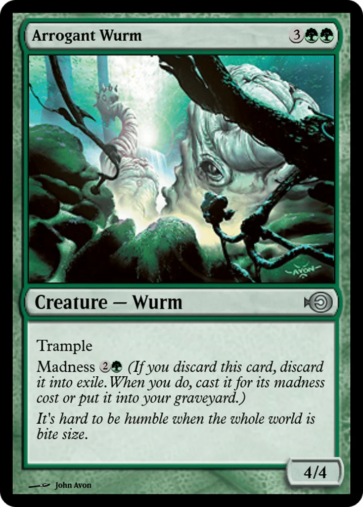 Arrogant Wurm · Magic Online Promos