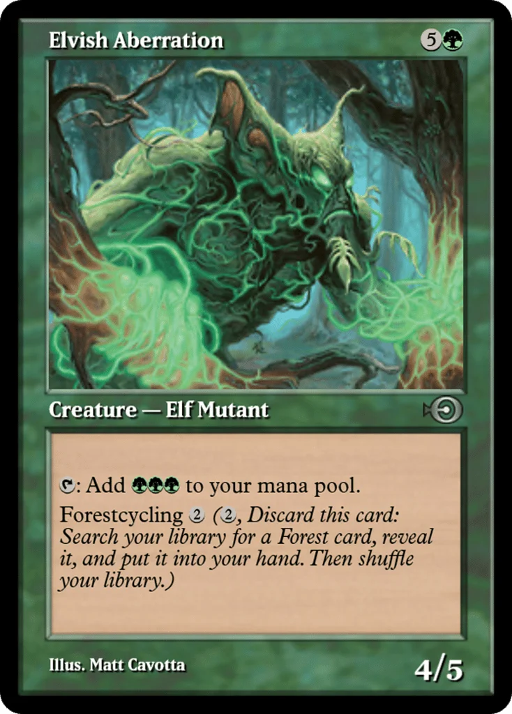 Elvish Aberration · Magic Online Promos