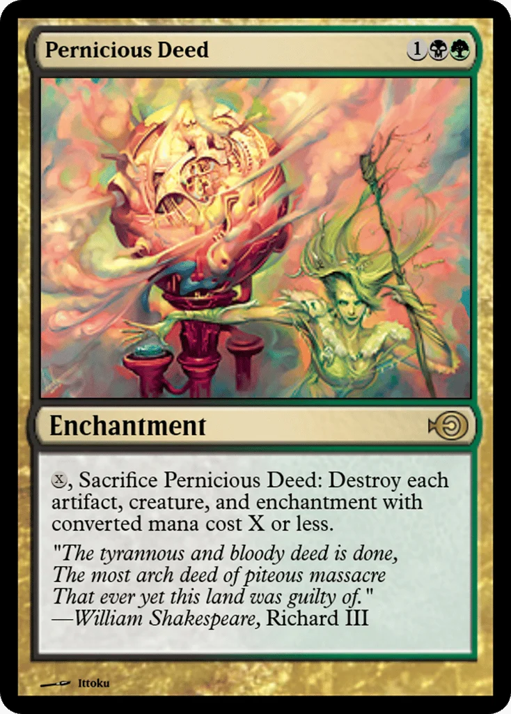 Pernicious Deed · Magic Online Promos