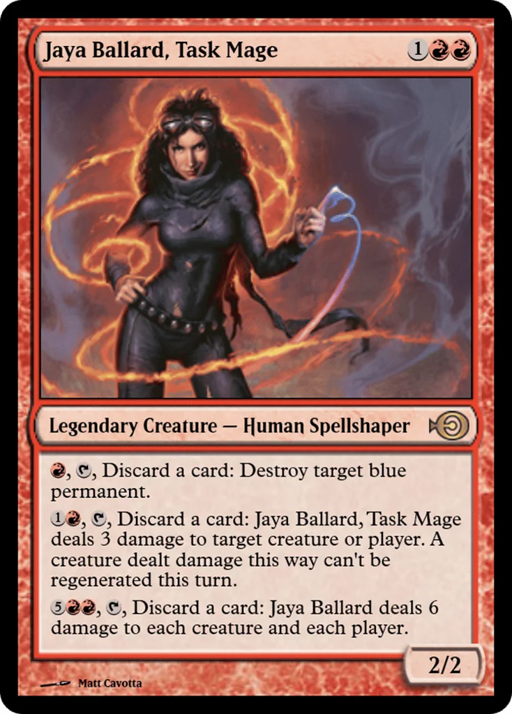 Jaya Ballard, Task Mage · Magic Online Promos