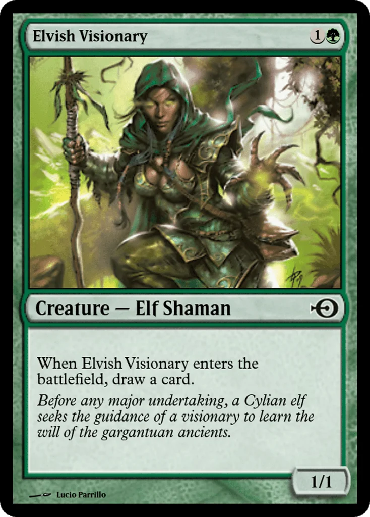 Elvish Visionary · Magic Online Promos