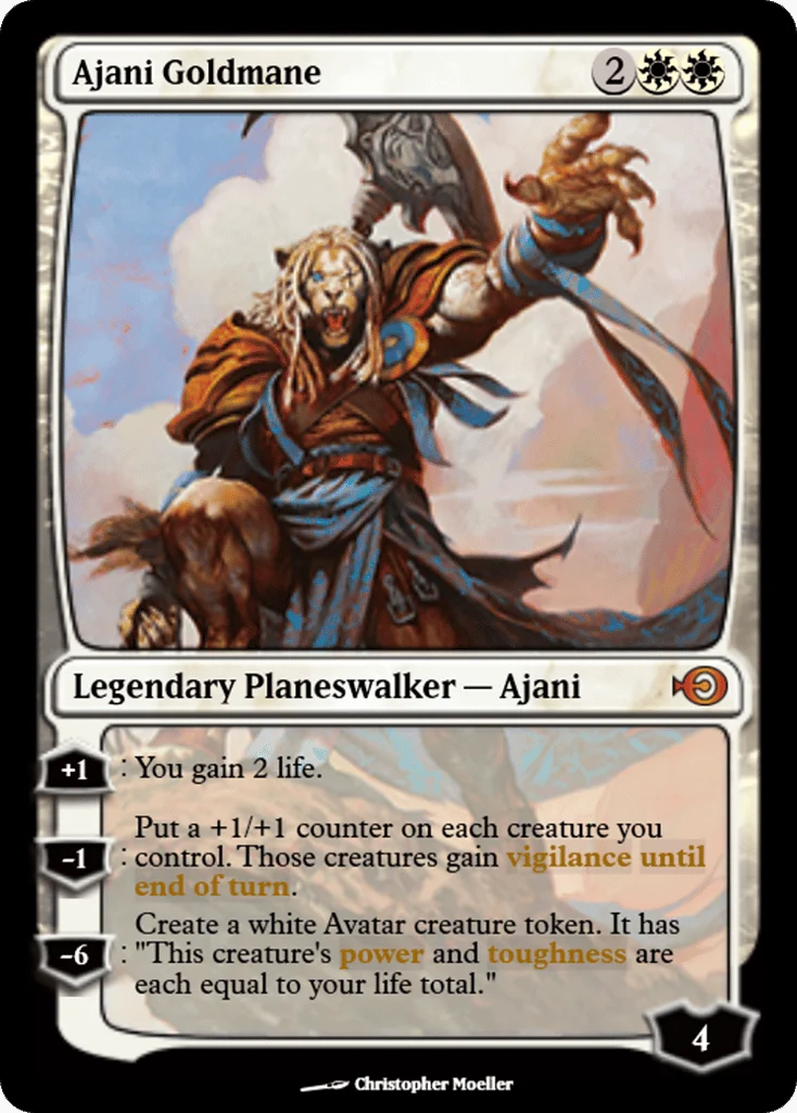 Ajani Goldmane · Magic Online Promos
