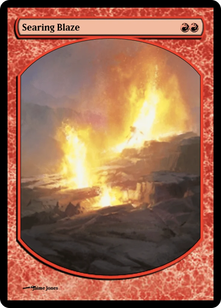 Searing Blaze · Magic Online Promos