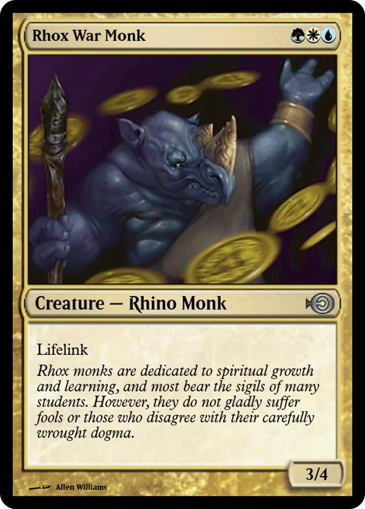 Rhox War Monk · Magic Online Promos