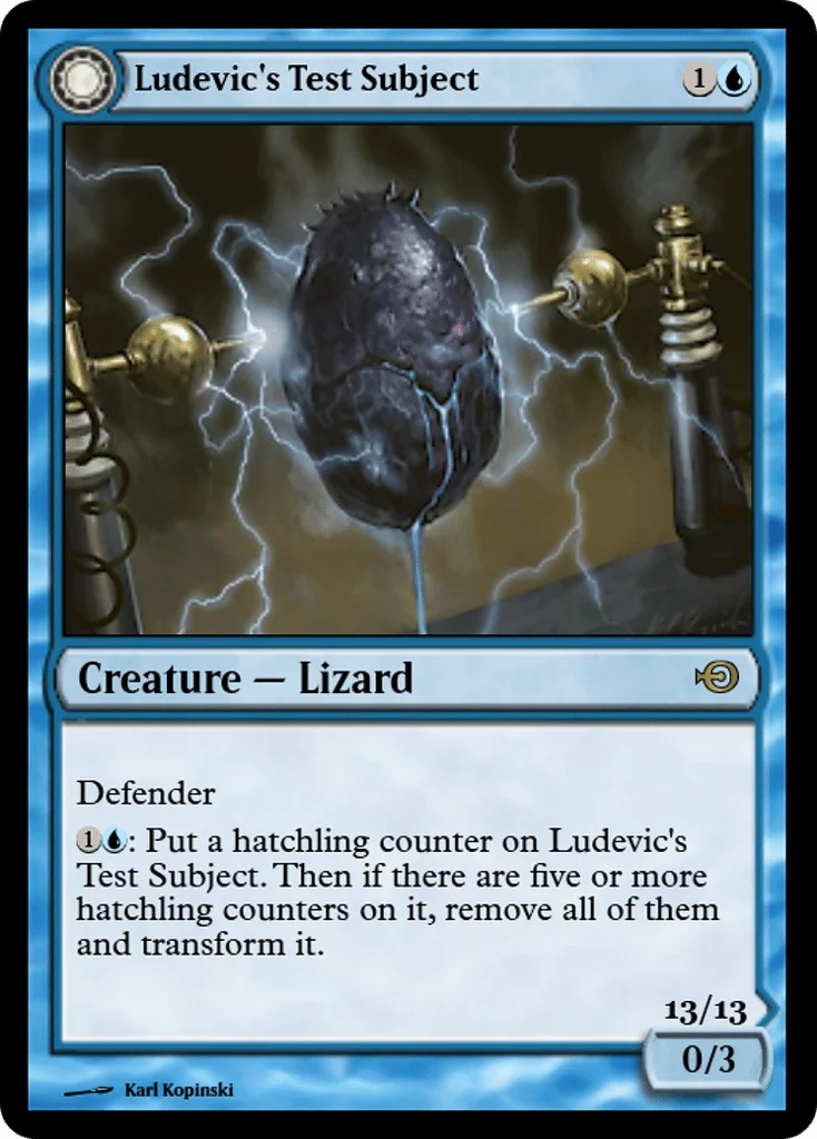Ludevic's Test Subject // Ludevic's Abomination · Magic Online Promos