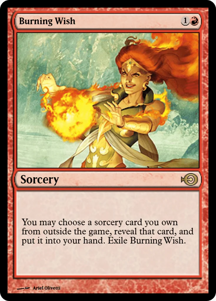 Burning Wish · Magic Online Promos