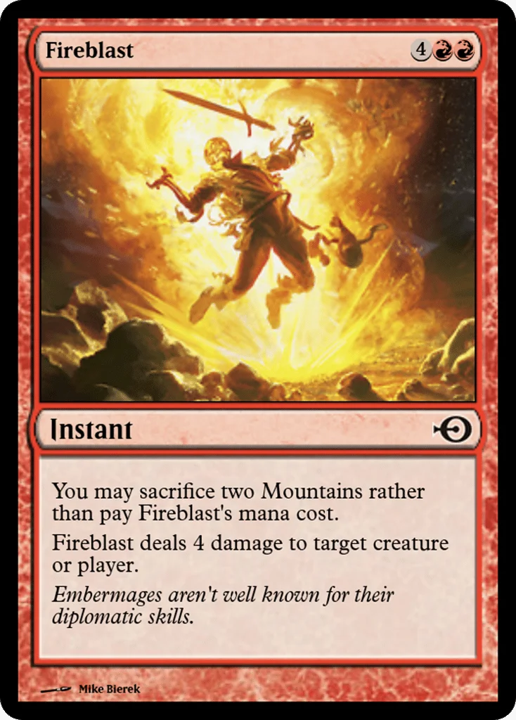Fireblast · Magic Online Promos