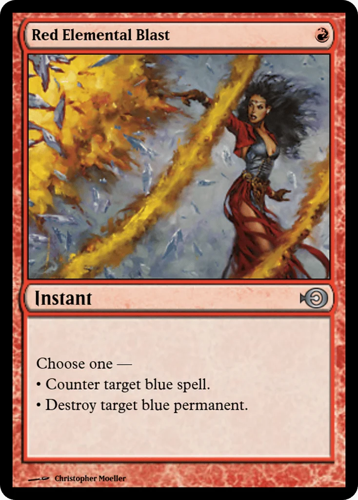 Red Elemental Blast · Magic Online Promos