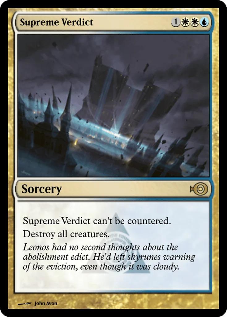 Supreme Verdict · Magic Online Promos