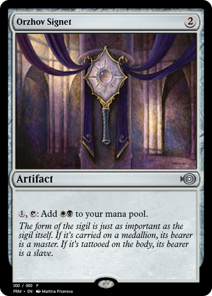 Orzhov Signet · Magic Online Promos