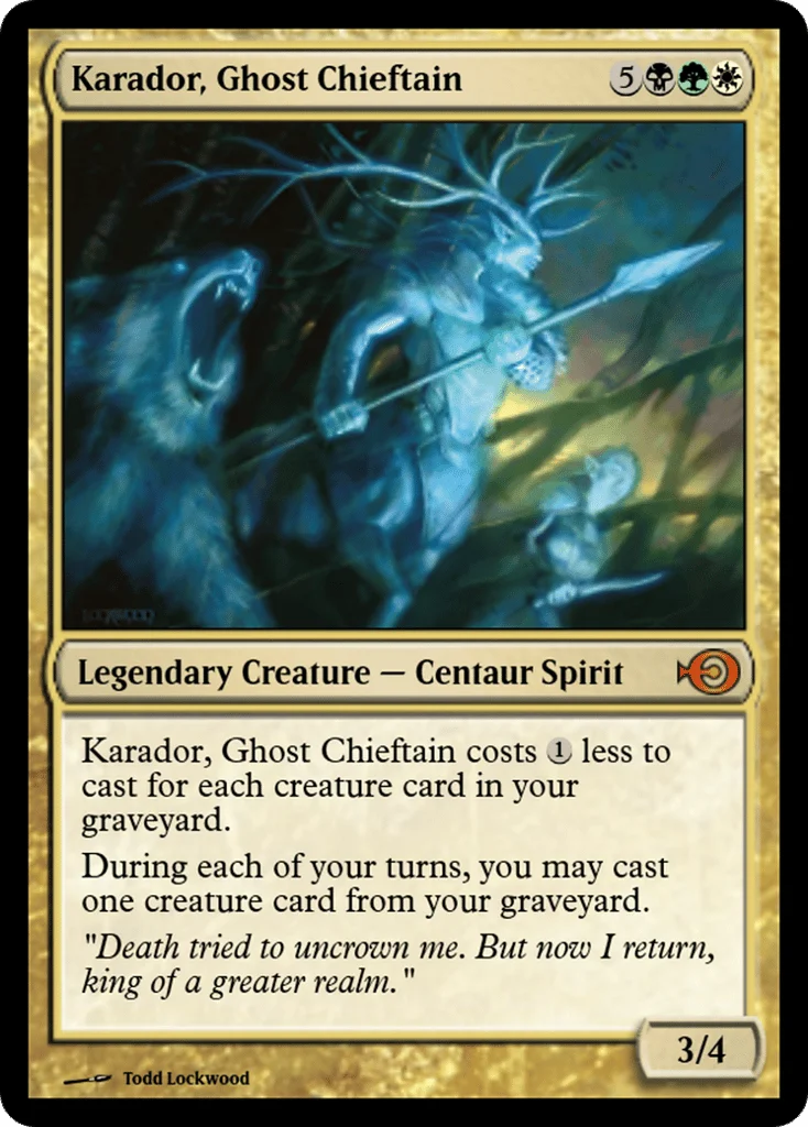 Karador, Ghost Chieftain · Magic Online Promos