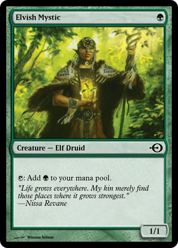 Elvish Mystic · Magic Online Promos