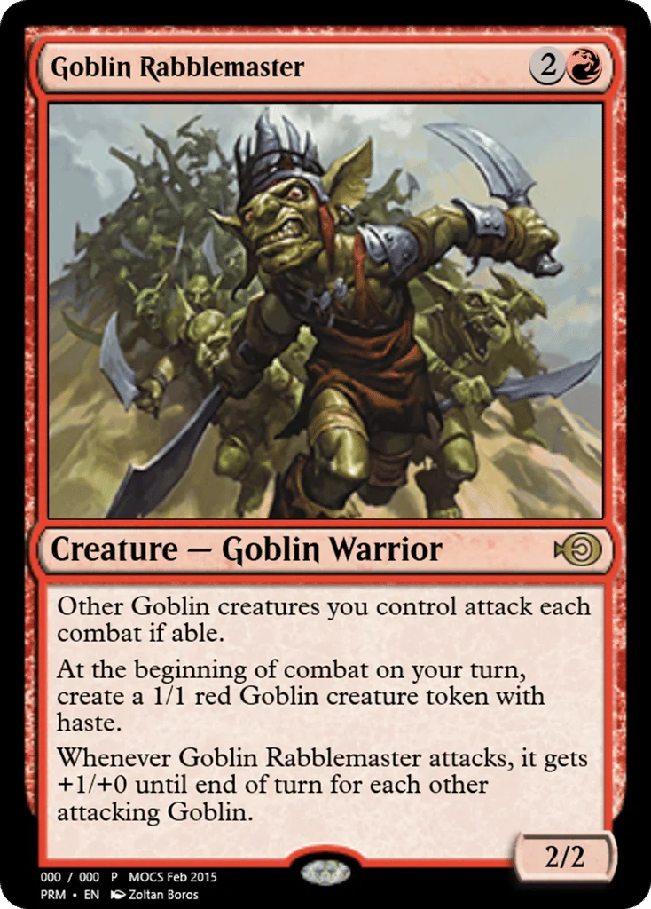 Goblin Rabblemaster · Magic Online Promos