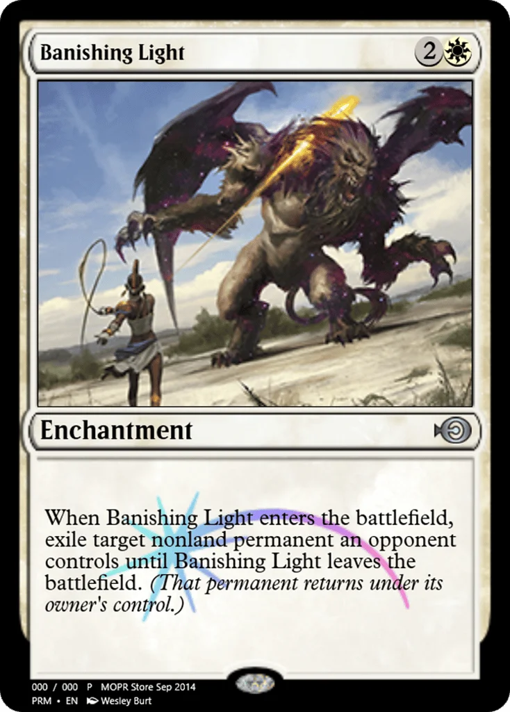 Banishing Light · Magic Online Promos