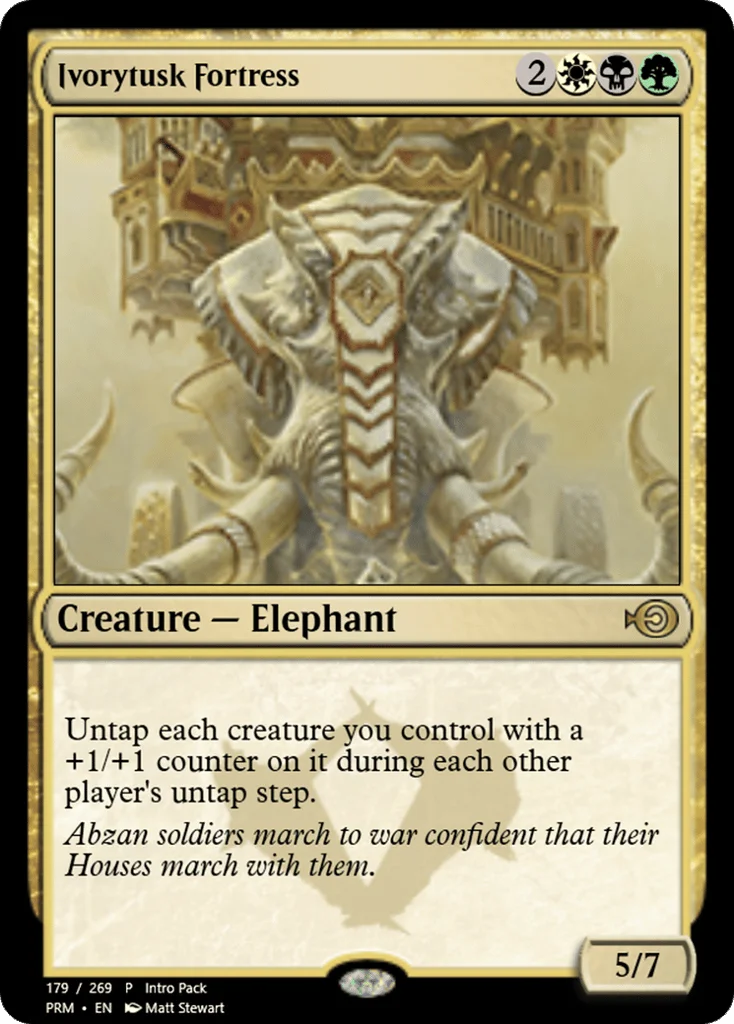Ivorytusk Fortress · Magic Online Promos