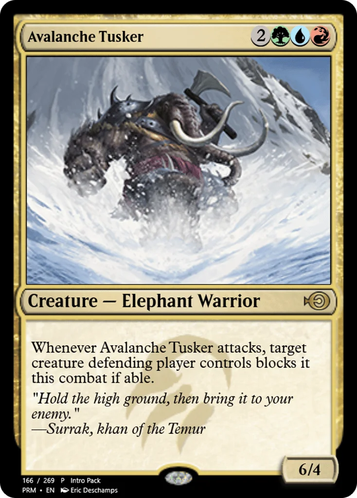 Avalanche Tusker · Magic Online Promos