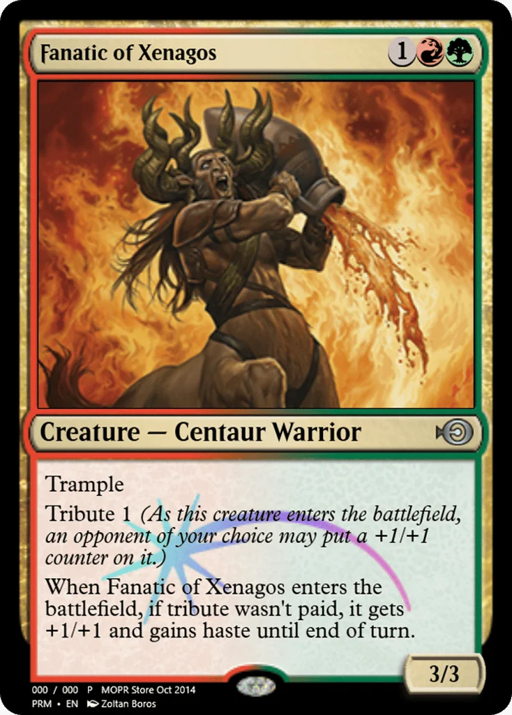 Fanatic of Xenagos · Magic Online Promos