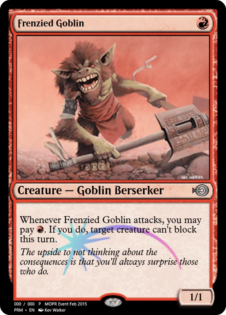Frenzied Goblin · Magic Online Promos