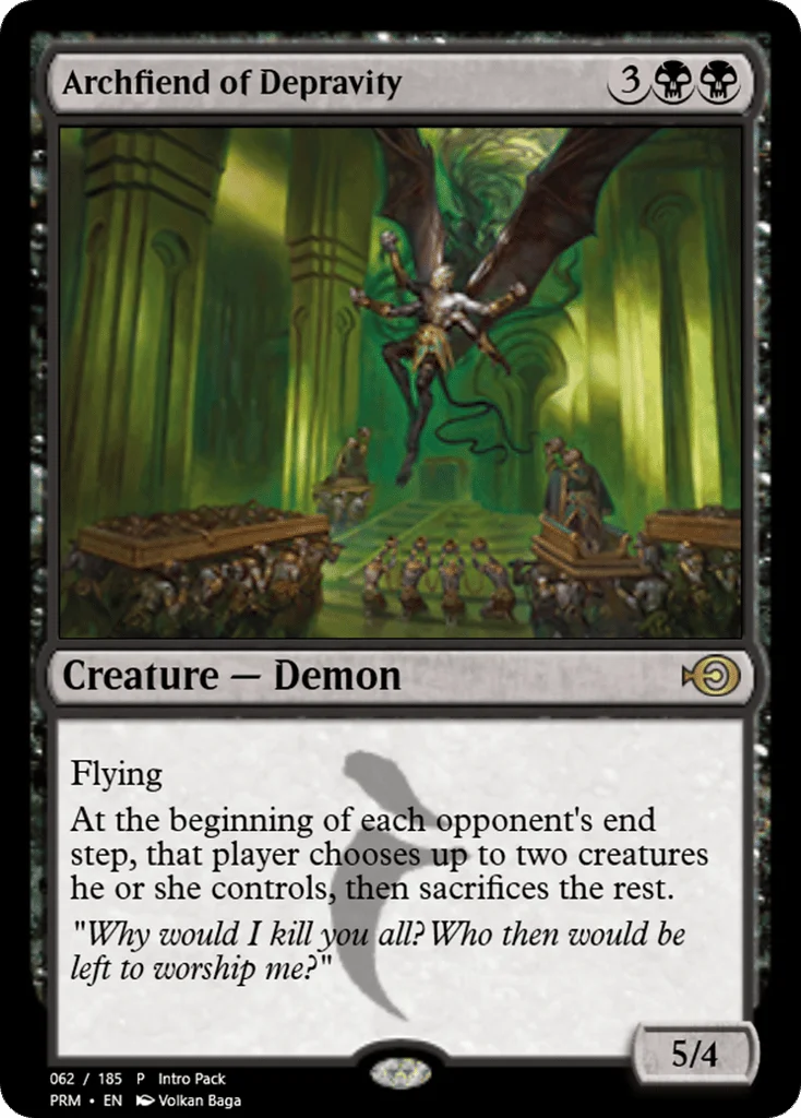 Archfiend of Depravity · Magic Online Promos