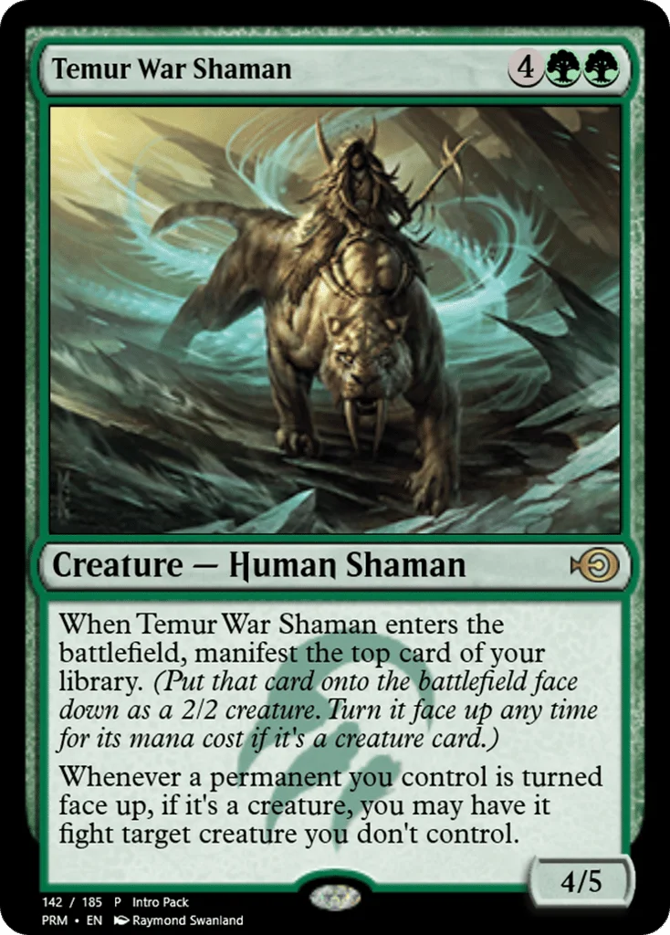 Temur War Shaman · Magic Online Promos