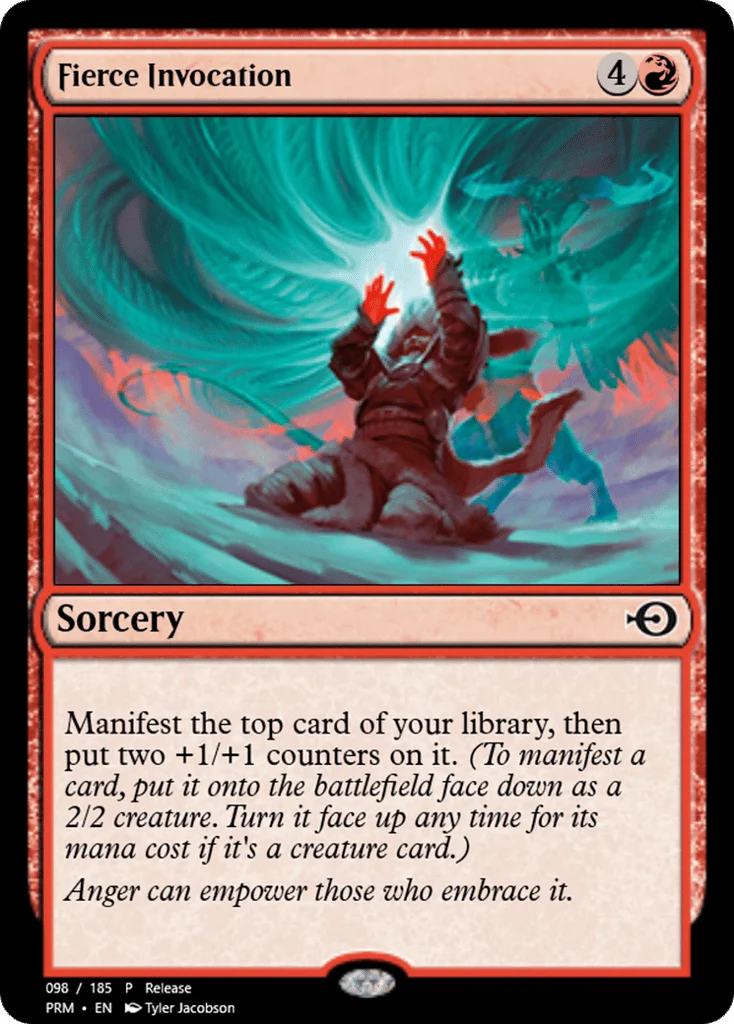 Fierce Invocation · Magic Online Promos