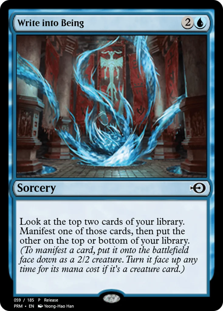 Write into Being · Magic Online Promos