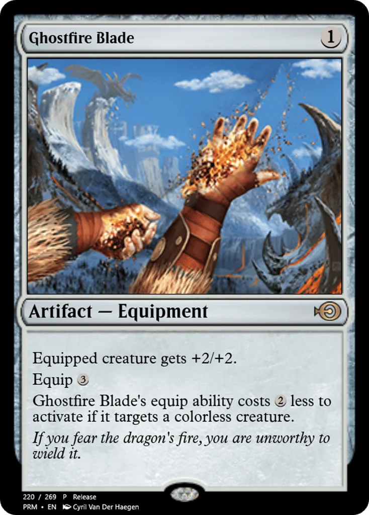 Ghostfire Blade · Magic Online Promos