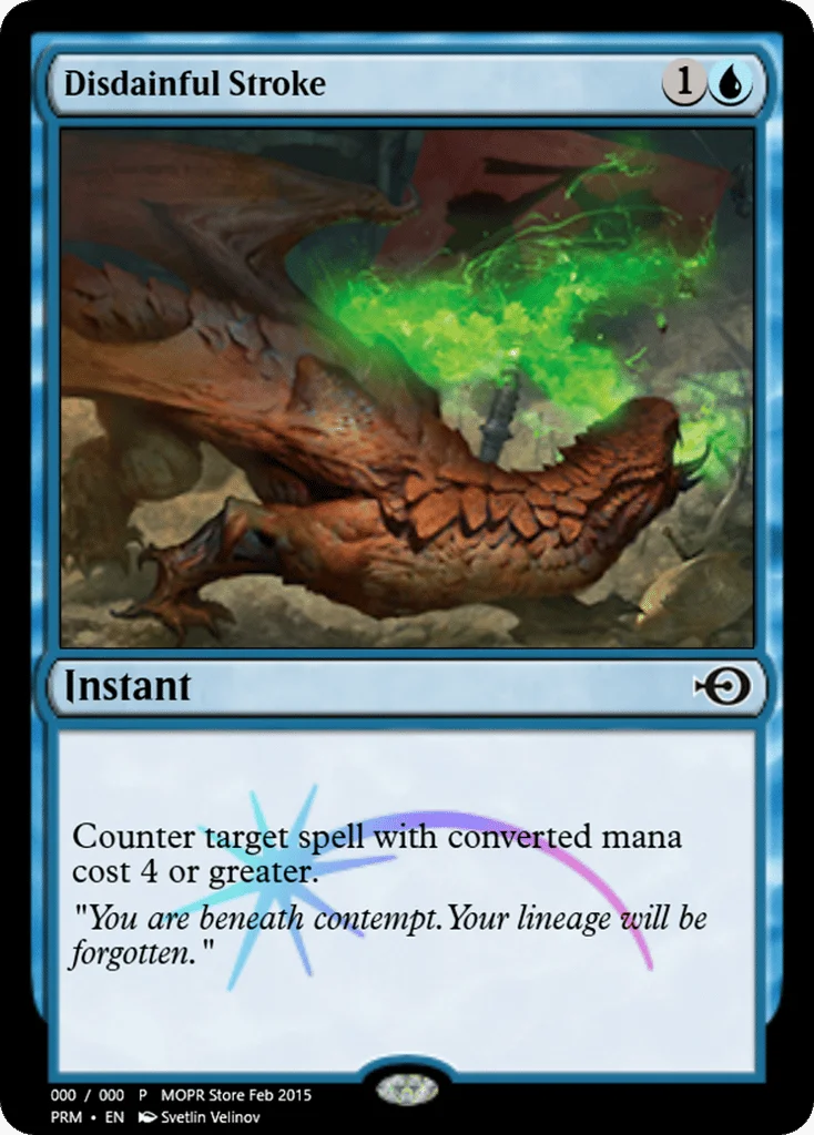 Disdainful Stroke · Magic Online Promos