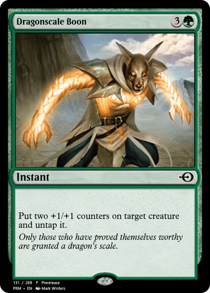 Dragonscale Boon · Magic Online Promos